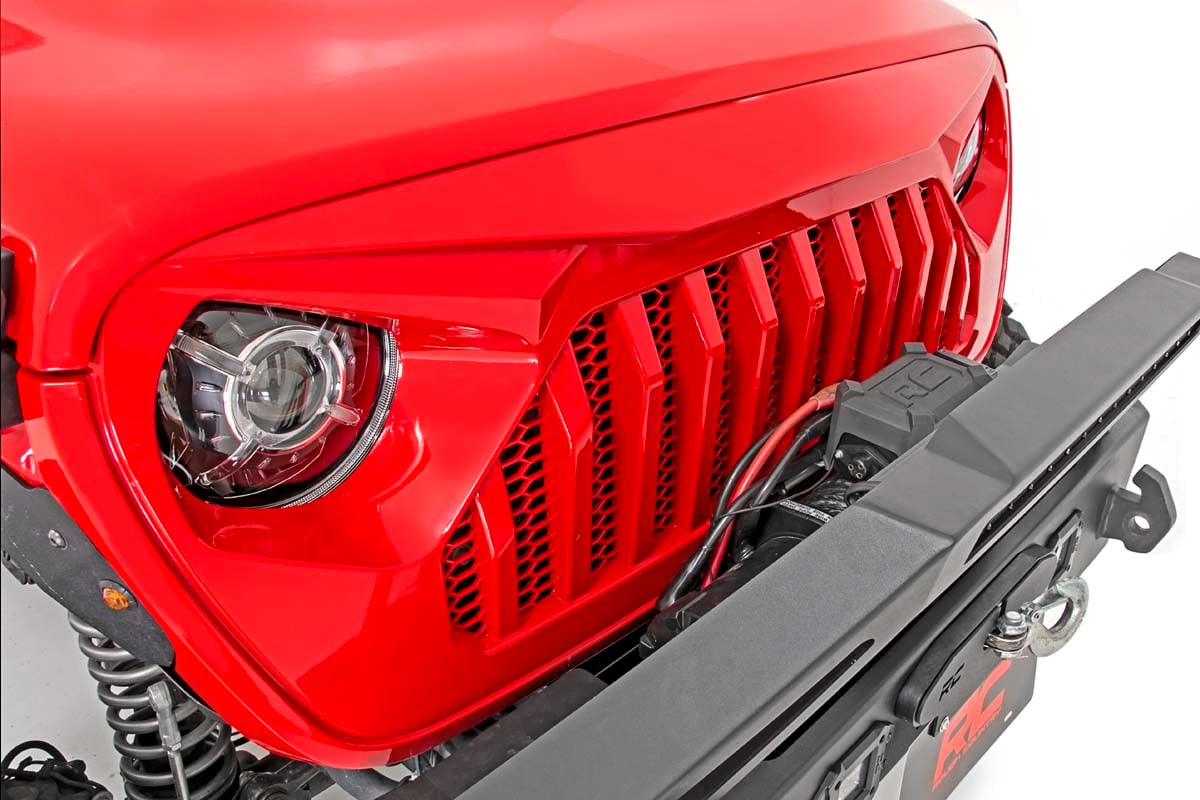 Replacement Grille | Angry Eyes | Jeep Gladiator JT/Wrangler JL 4WD (18-26) by Rough Country