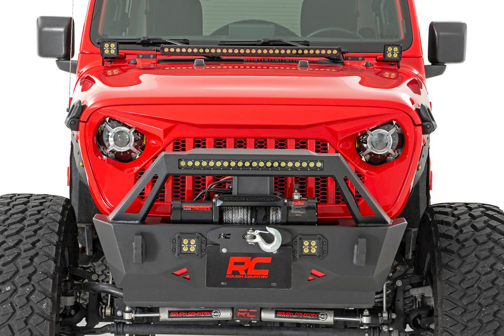 9 Inch LED Headlights | DOT Approved | Jeep Gladiator JT/Wrangler JL (18-26) by Rough Country