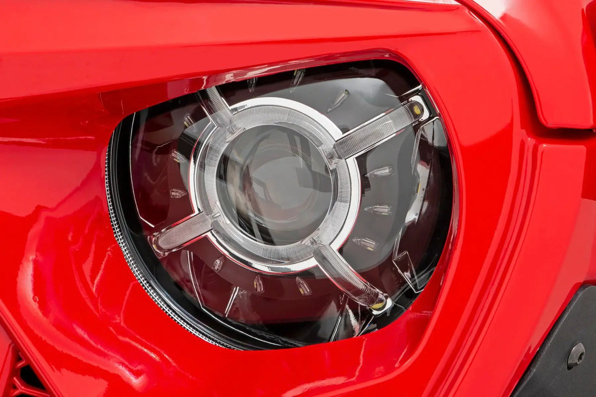 9 Inch LED Headlights | DOT Approved | Jeep Gladiator JT/Wrangler JL (18-26) by Rough Country