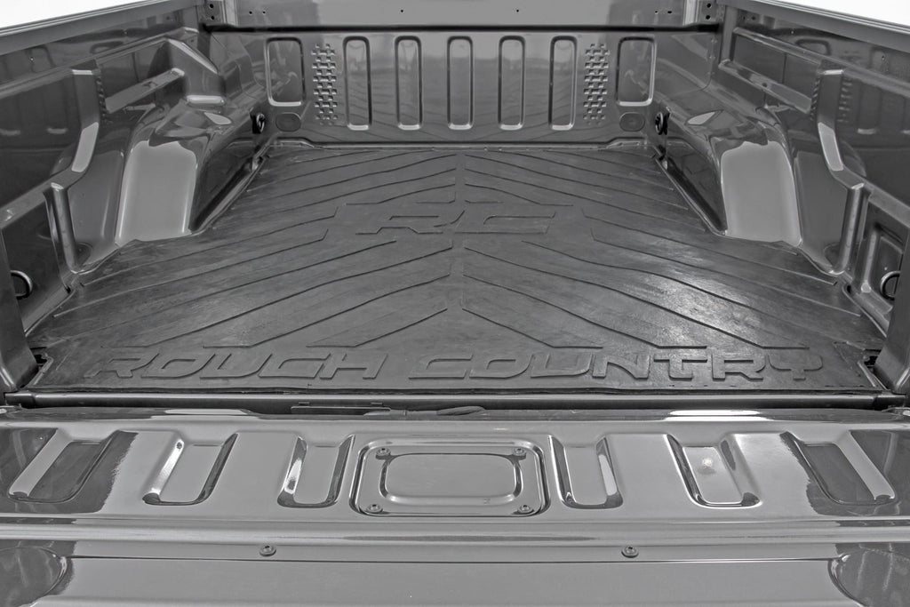 Bed Mat | 5' Bed | RC Logo | Jeep Gladiator JT 4WD (2020-2026) by Rough Country