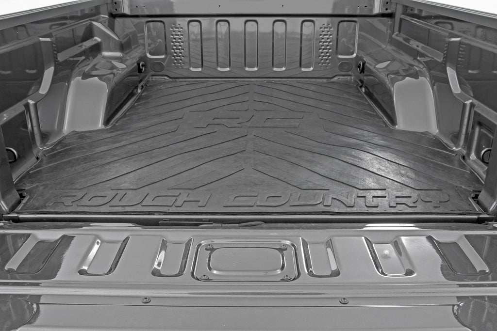 Bed Mat | 5' Bed | RC Logo | Jeep Gladiator JT 4WD (2020-2026) by Rough Country