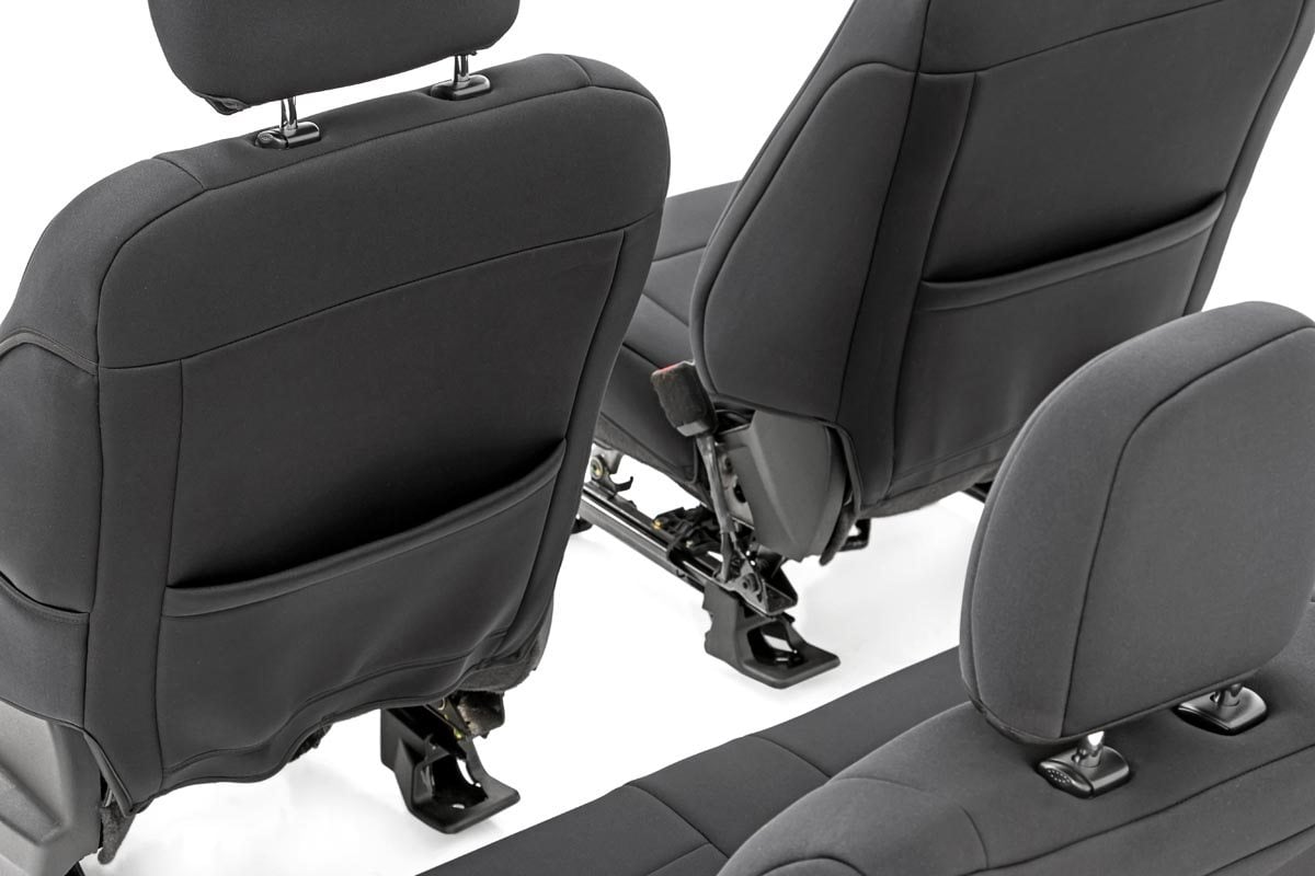 Seat Covers | FR Bucket and RR Bench | Ford F-150/Lightning/F-250/F-350 (15-26) by Rough Country