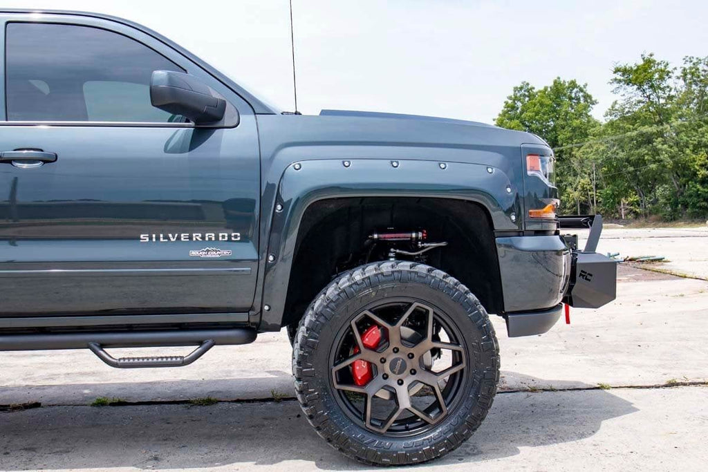 7 Inch Lift Kit | Bracket | Vertex | Chevy/GMC 1500 (14-16) by Rough Country