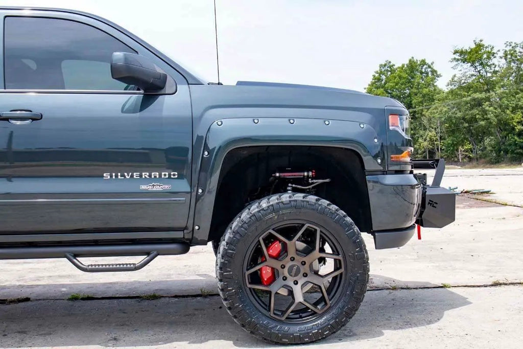 7 Inch Lift Kit | Bracket | Vertex | Chevy/GMC 1500 (14-16) by Rough Country