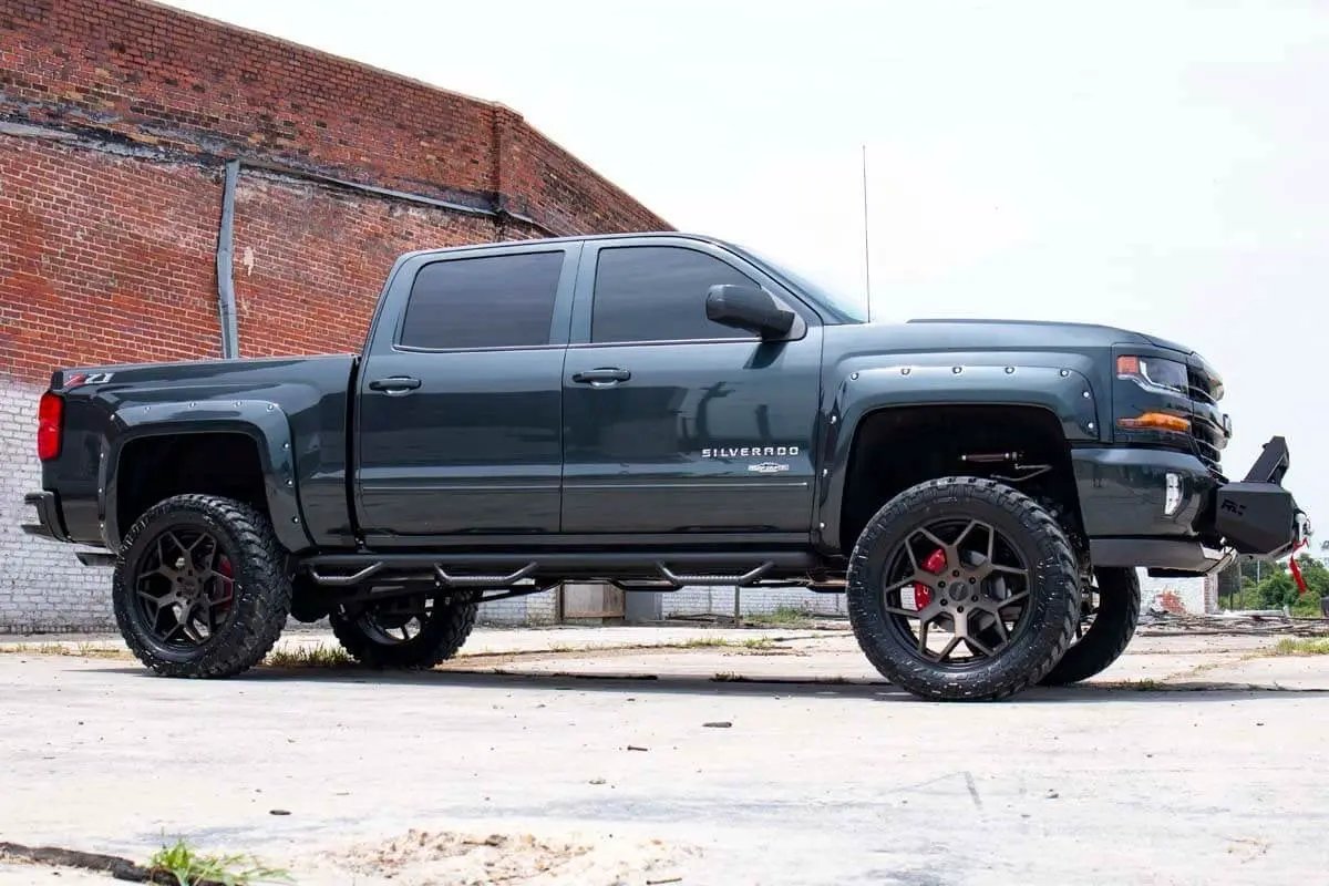 7 Inch Lift Kit | Bracket | Vertex | Chevy/GMC 1500 (14-16) by Rough Country