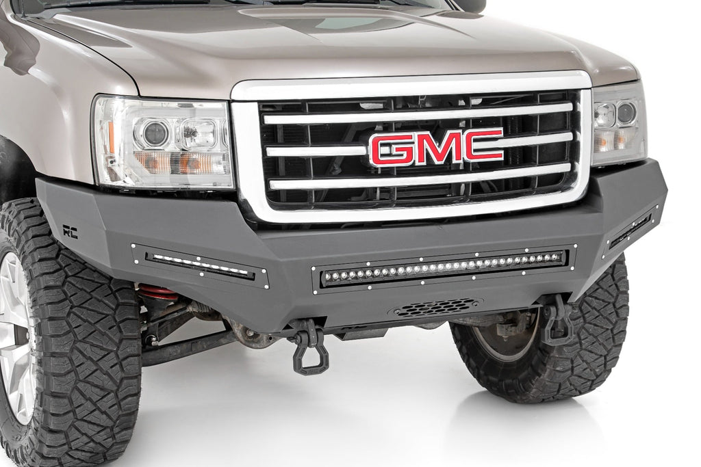 Front Bumper | Fabricated | Prerunner | LED | GMC Sierra 1500 2WD/4WD (07-13) by Rough Country