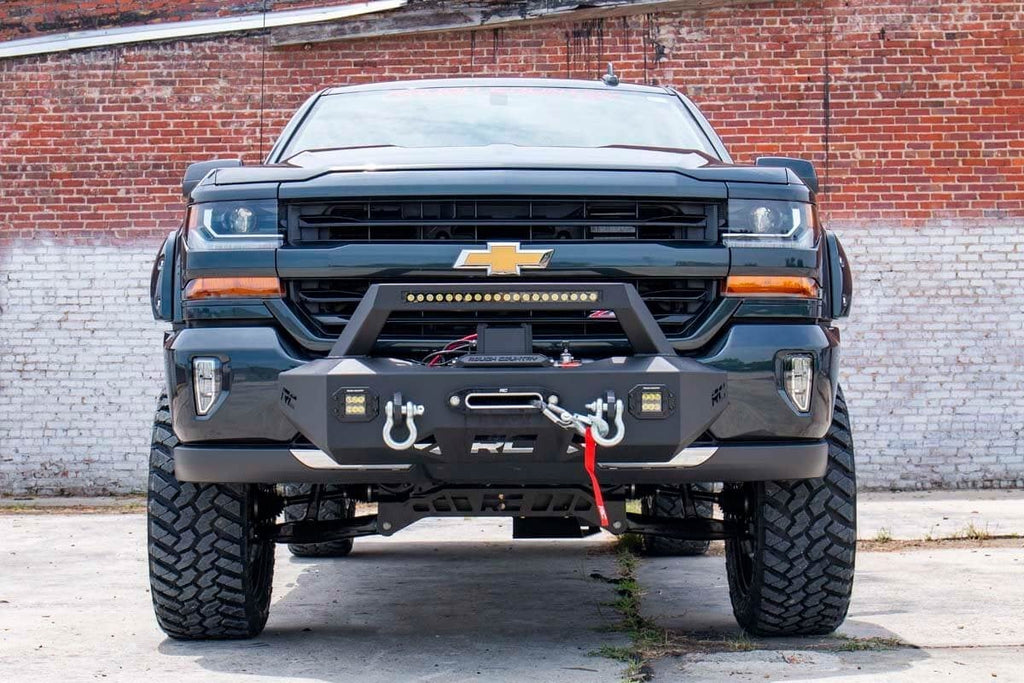 7 Inch Lift Kit | Bracket | Vertex | Chevy/GMC 1500 (14-16) by Rough Country