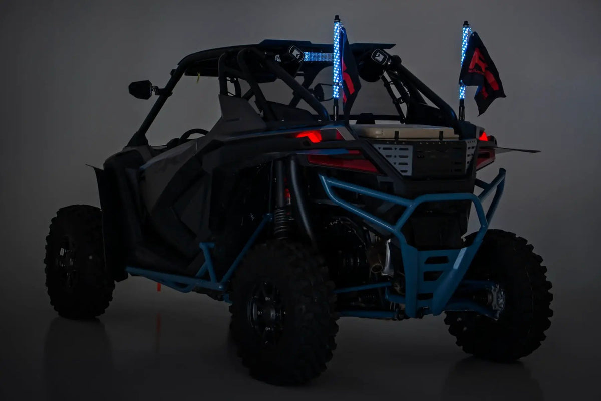 LED Light Whip Kit | 2 ft | Multi-Color | 2-pc by Rough Country