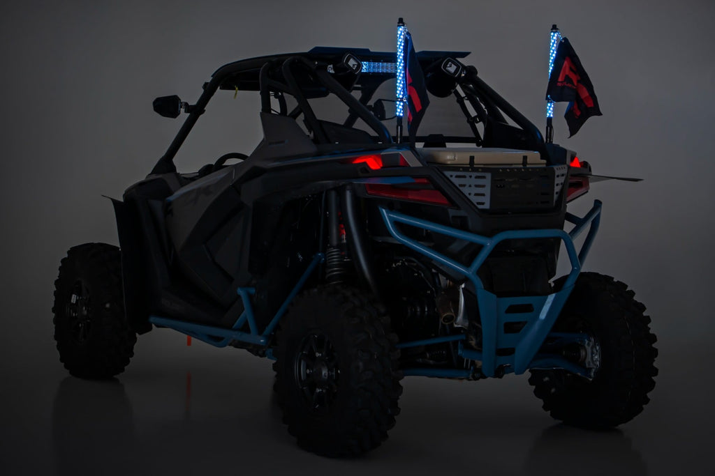 LED Light Whip Kit | 2 ft | Multi-Color | 2-pc by Rough Country