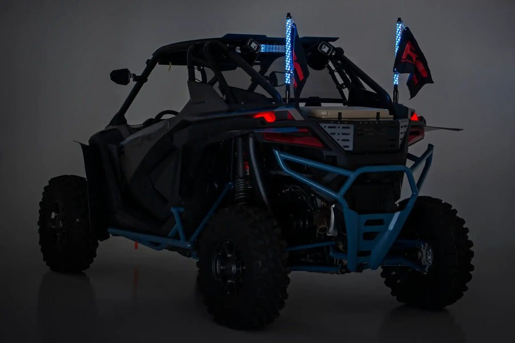 LED Light Whip Kit | 2 ft | Multi-Color | 2-pc by Rough Country