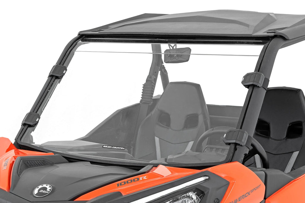 Full Windshield | Scratch Resistant | Can-Am Maverick Sport 1000R by Rough Country