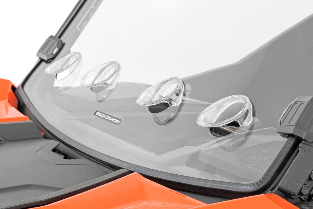 Vented Full Windshield | Scratch Resistant | Can-Am Maverick Sport 1000R by Rough Country