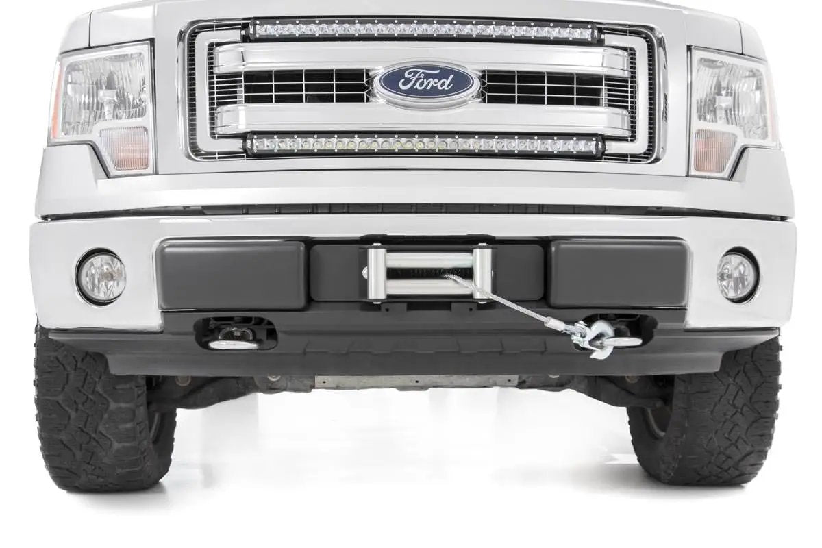 Hidden Winch Mounting Plate | Ford F-150 2WD/4WD (2009-2014) by Rough Country