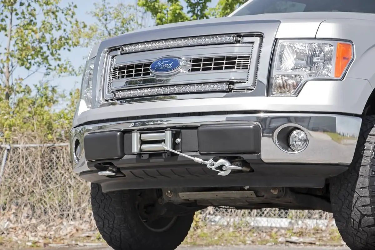 Hidden Winch Mounting Plate | Ford F-150 2WD/4WD (2009-2014) by Rough Country