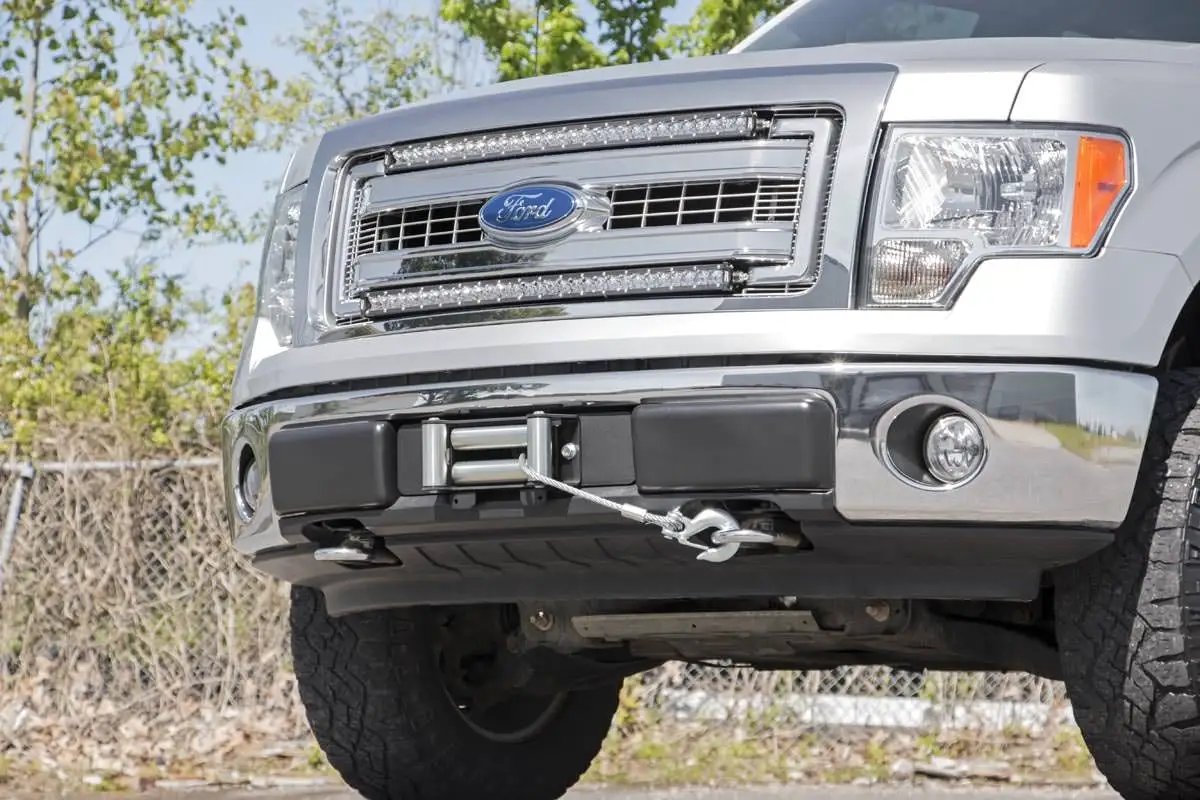 Hidden Winch Mounting Plate | Ford F-150 2WD/4WD (2009-2014) by Rough Country