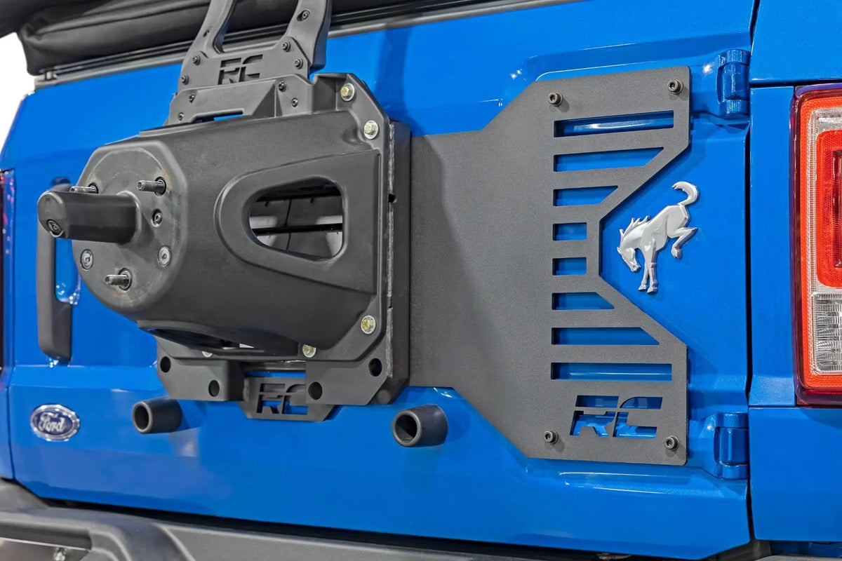 Spare Tire Relocation | Tailgate Reinforcement | Ford Bronco 4WD (2021-2026) by Rough Country