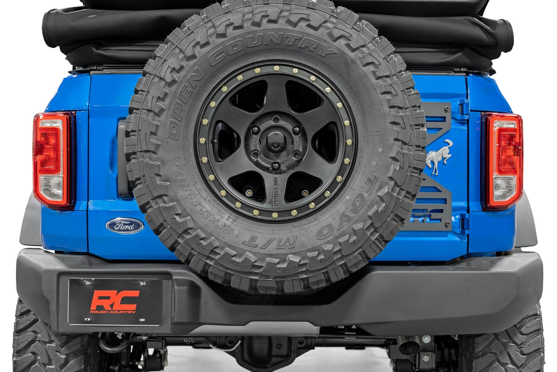 Spare Tire Relocation | Tailgate Reinforcement | Ford Bronco 4WD (2021-2026) by Rough Country
