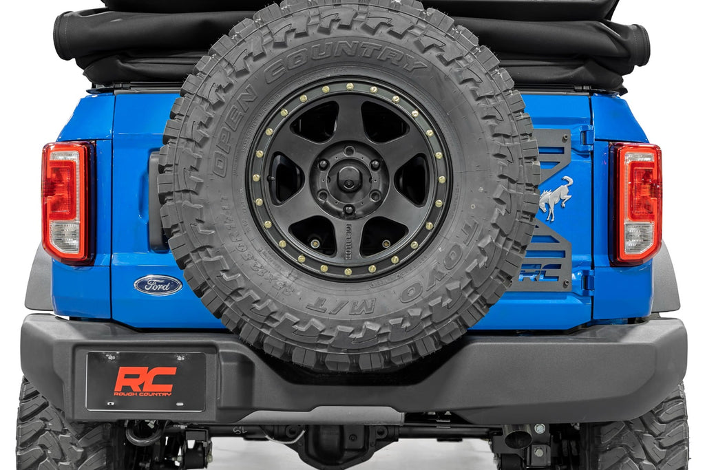 Spare Tire Relocation | Tailgate Reinforcement | Ford Bronco 4WD (2021-2026) by Rough Country