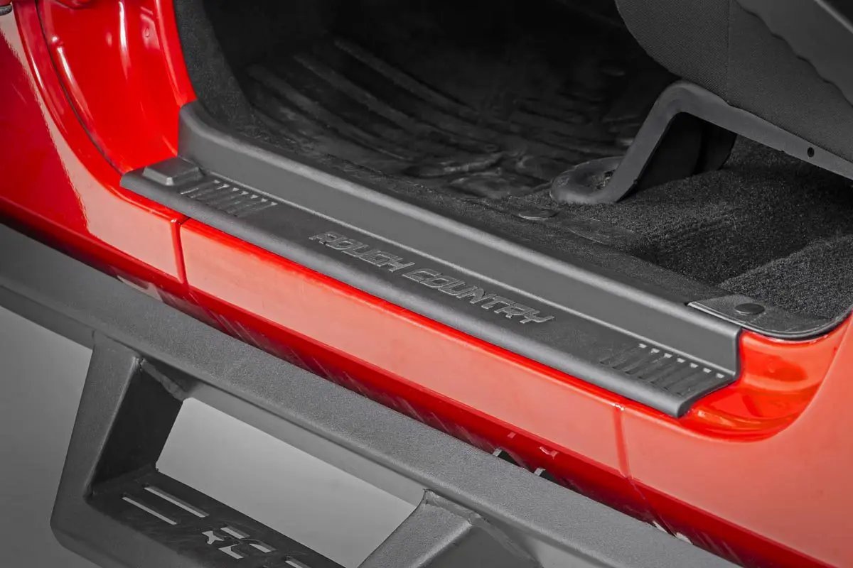 Entry Guards | Front and Rear | Jeep Wrangler JK/Wrangler Unlimited (07-18) by Rough Country