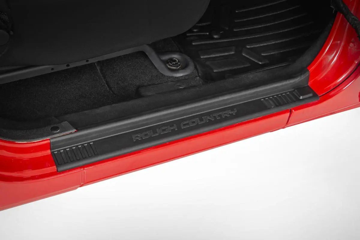Entry Guards | Front and Rear | Jeep Wrangler JK/Wrangler Unlimited (07-18) by Rough Country
