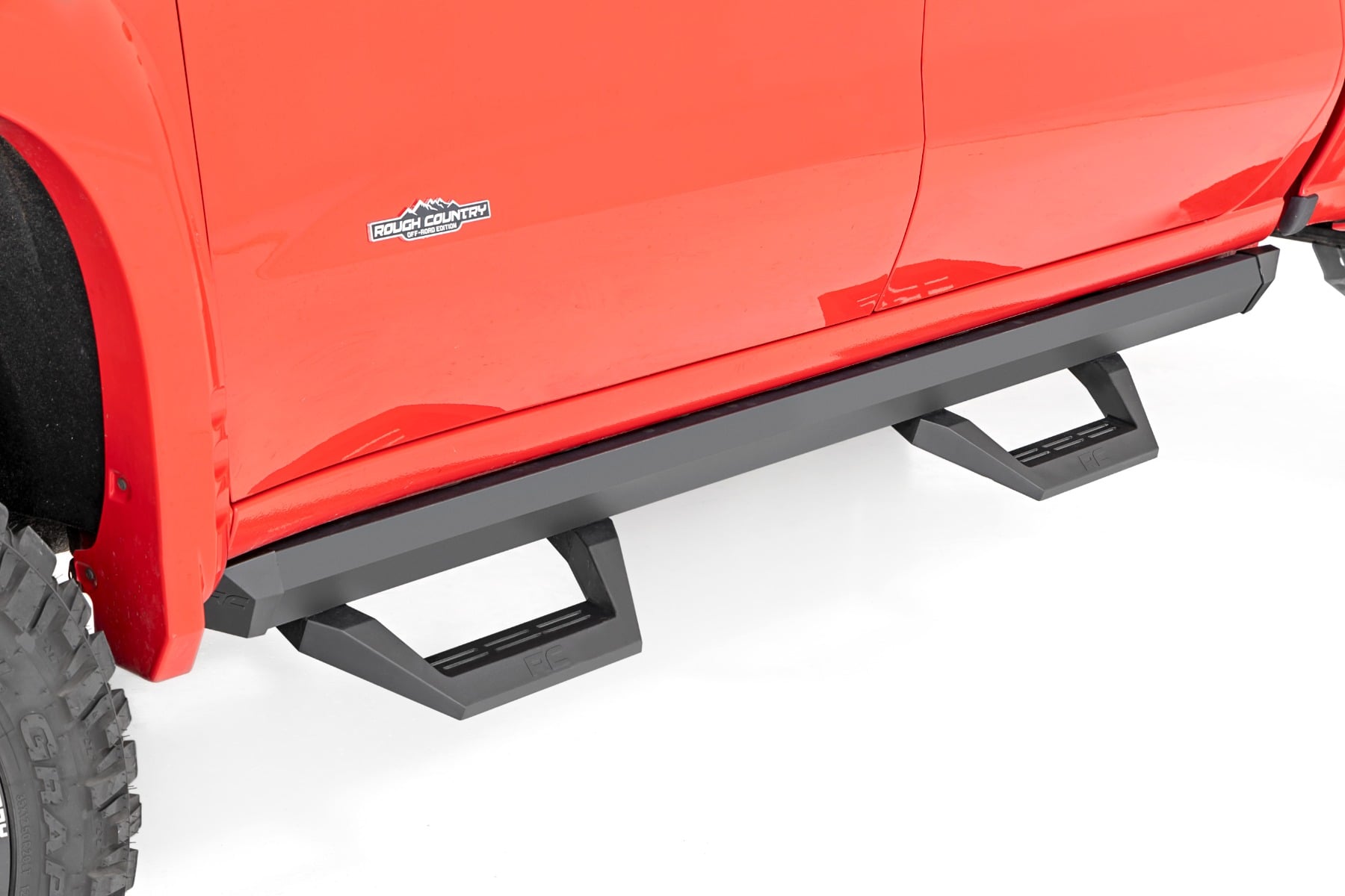 SRX2 Adj Aluminum Step | Crew Cab | Chevy/GMC 1500/2500HD (19-26) by Rough Country