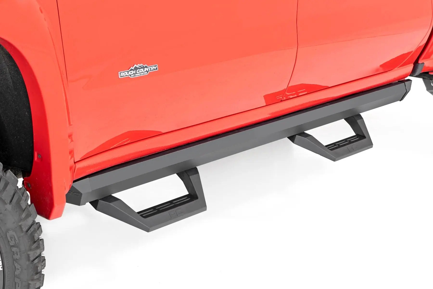SRX2 Adj Aluminum Step | Crew Cab | Chevy/GMC 1500/2500HD (19-26) by Rough Country