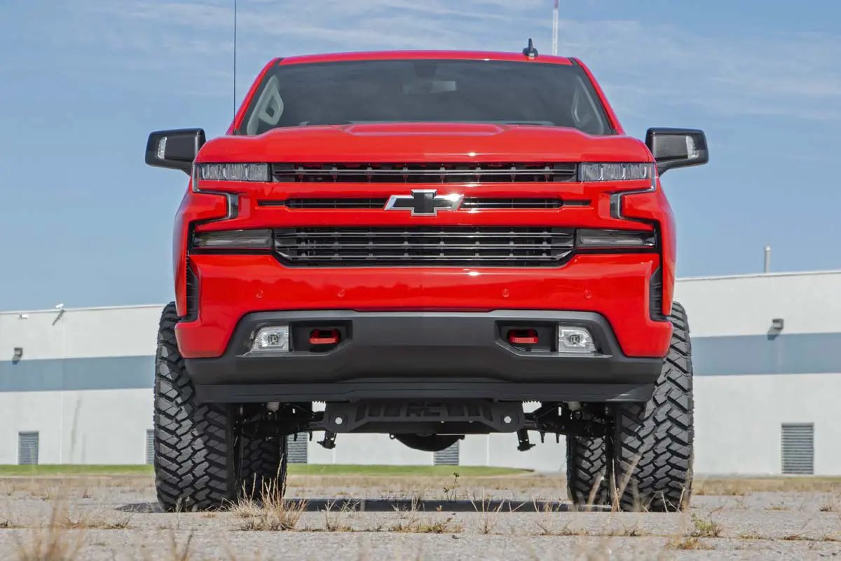 Tow Hooks | Forged | Red | Chevy Silverado 1500 2WD/4WD (2019-2022)