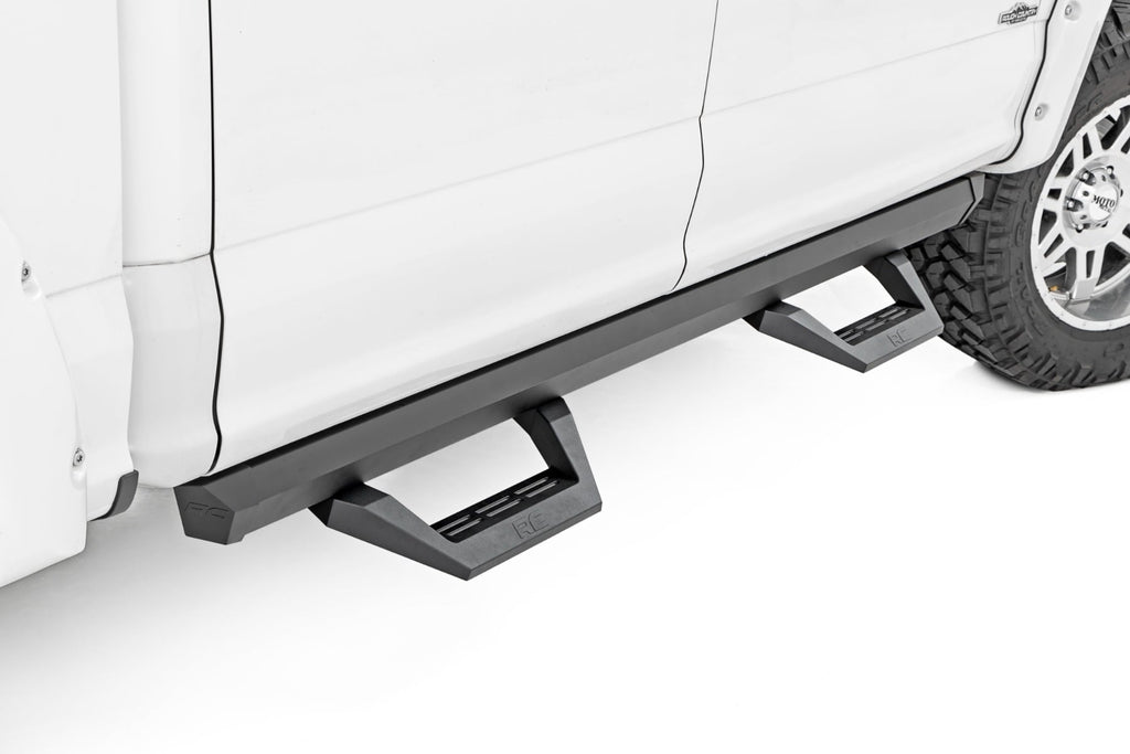 SRX2 Adj Aluminum Step | Crew Cab | Ford F-150/Lightning/F-250/F-350/Raptor (15-26) by Rough Country
