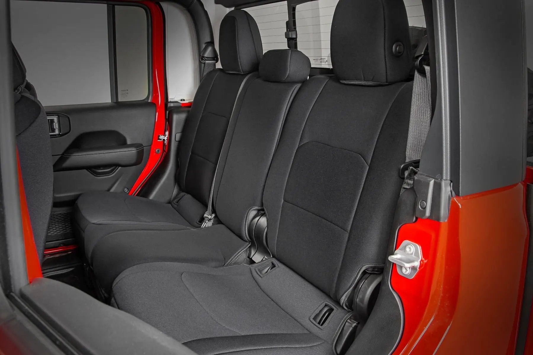 Seat Covers | Front and RR No Cup Holder | Jeep Gladiator JT 4WD (2020-2026) by Rough Country