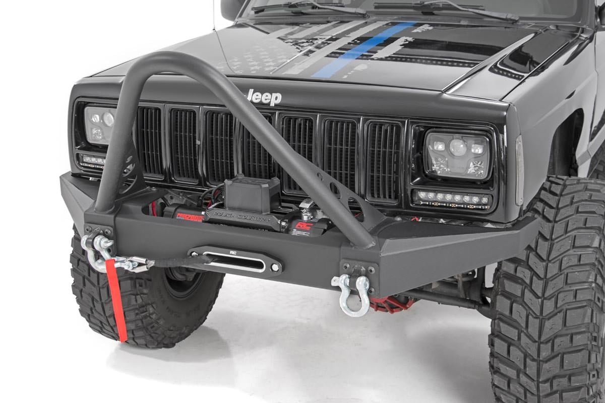 Front Winch Bumper | Jeep Cherokee XJ 2WD/4WD (1984-2001) by Rough Country