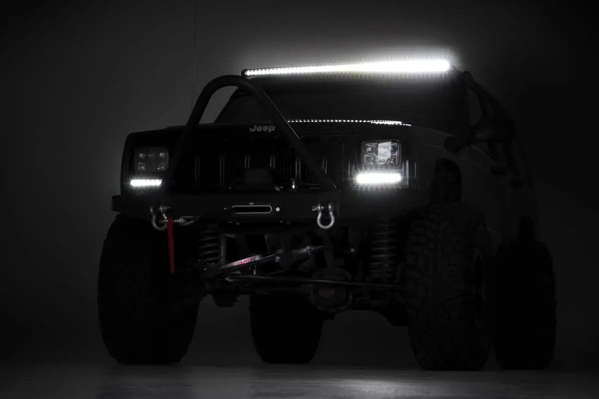 50 Inch Black Series LED Light Bar | Curved | Single Row by Rough Country