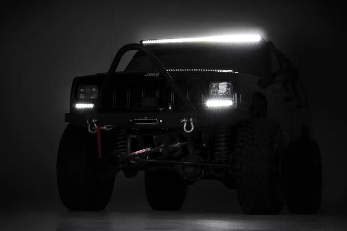 50 Inch Black Series LED Light Bar | Curved | Single Row by Rough Country