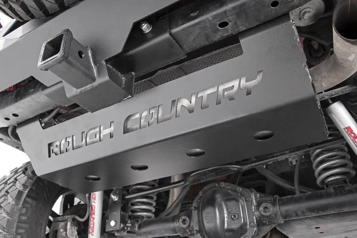 Muffler Skid Plate | Jeep Wrangler JK/Wrangler Unlimited (2007-2018) by Rough Country