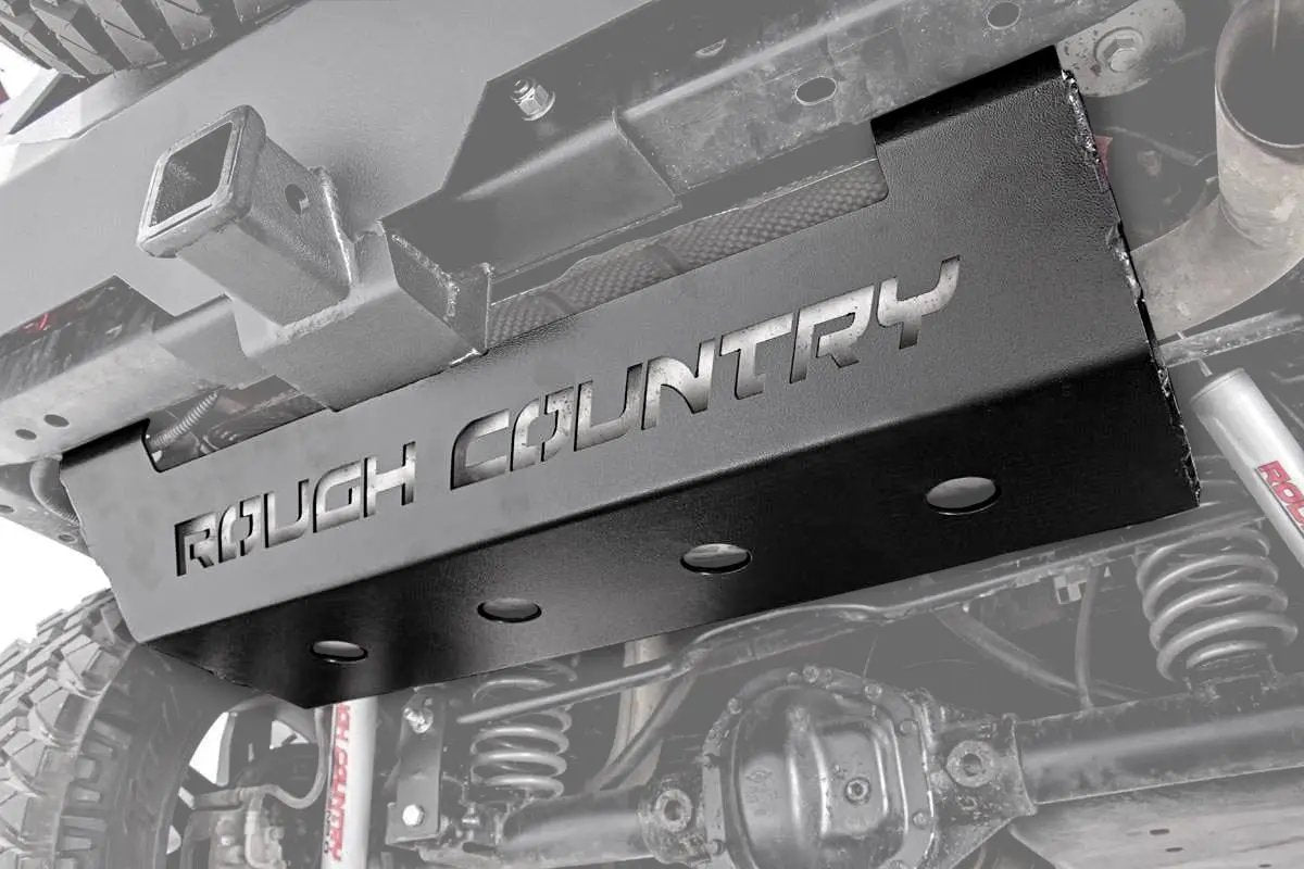 Muffler Skid Plate | Jeep Wrangler JK/Wrangler Unlimited (2007-2018) by Rough Country