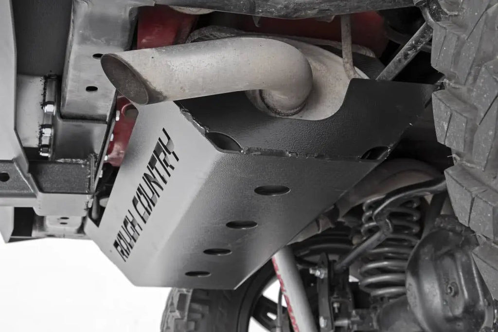 Muffler Skid Plate | Jeep Wrangler JK/Wrangler Unlimited (2007-2018) by Rough Country