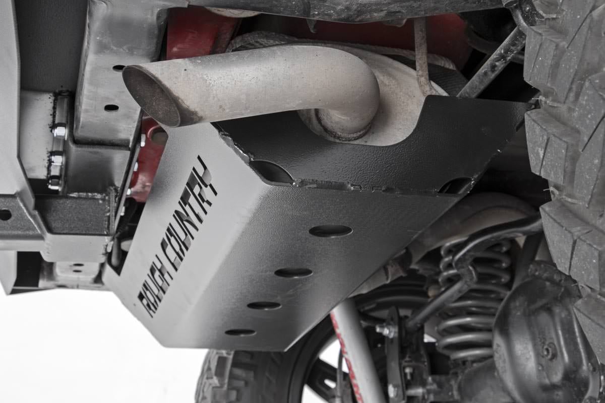 Muffler Skid Plate | Jeep Wrangler JK/Wrangler Unlimited (2007-2018) by Rough Country