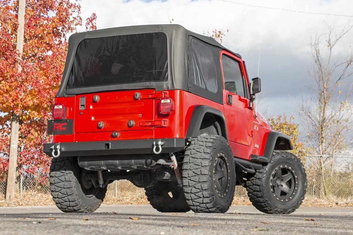 Rear Bumper | Full Width | Jeep Wrangler TJ (97-06)/Wrangler Unlimited (04-06) by Rough Country