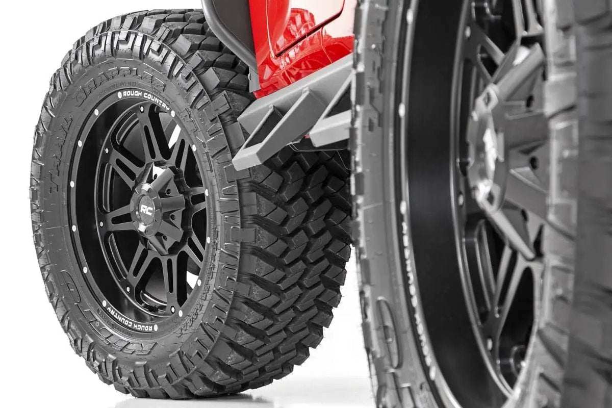 Rough Country 94 Series Wheel | One-Piece | Matte Black | 20x10 | 6x5.5/6x135 | -18mm by Rough Country