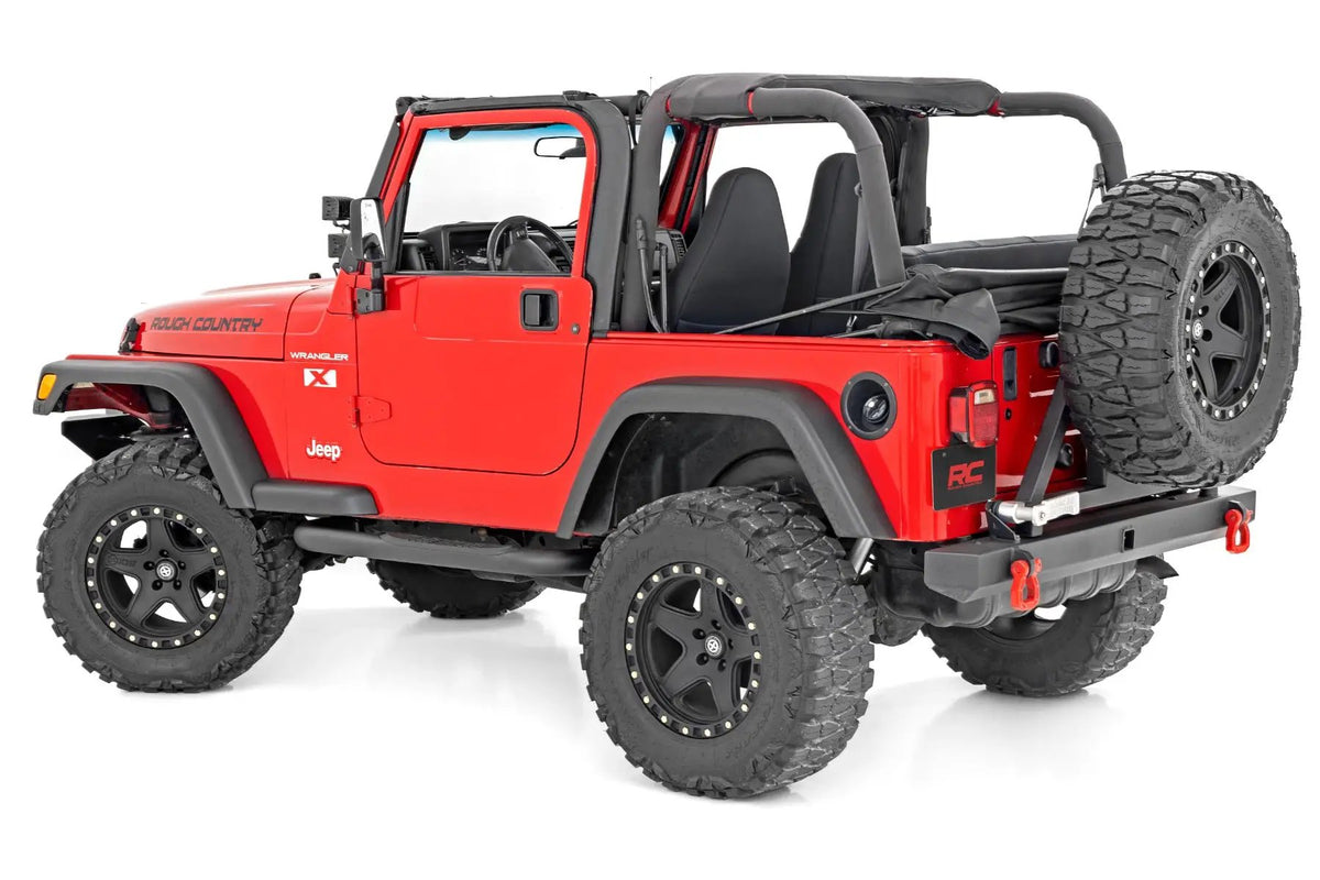 Nerf Bar | 3inch tube | Jeep Wrangler TJ (97-06)/Wrangler YJ (87-95) by Rough Country