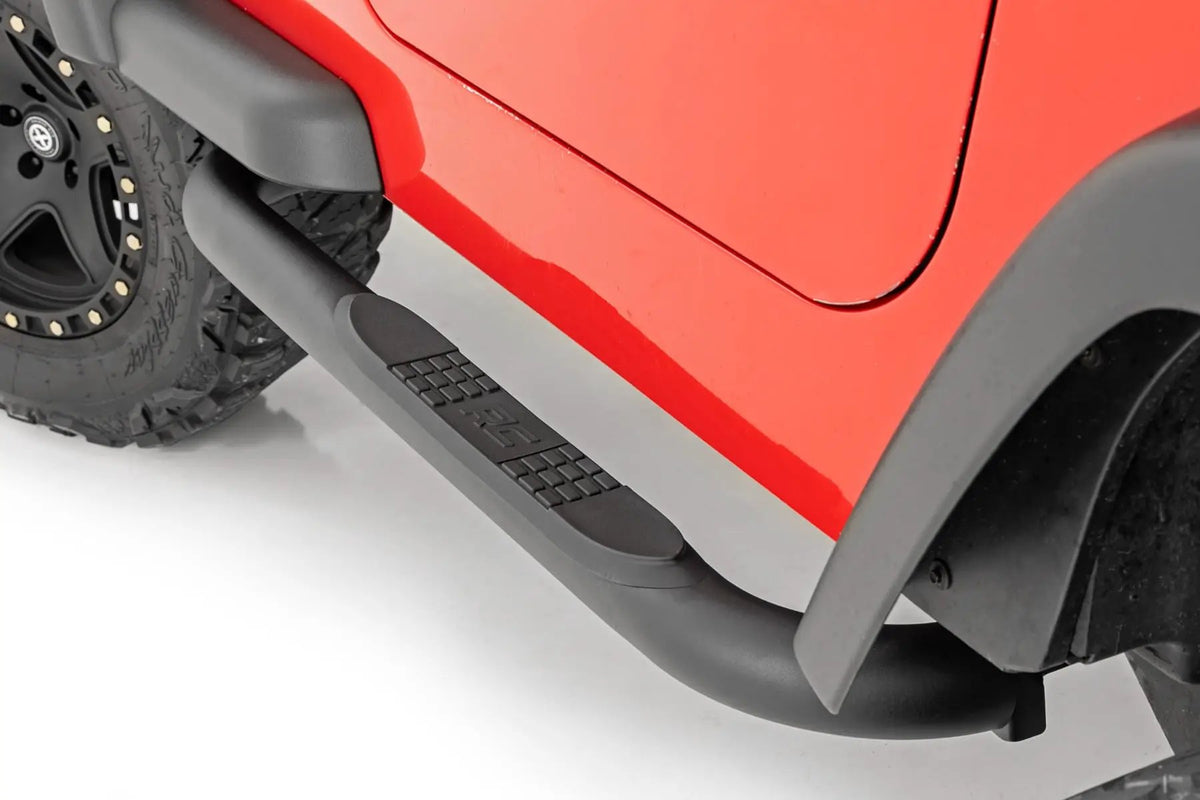Nerf Steps | 3-Inch Tube | Jeep Wrangler TJ (97-06)/Wrangler YJ (87-95) by Rough Country