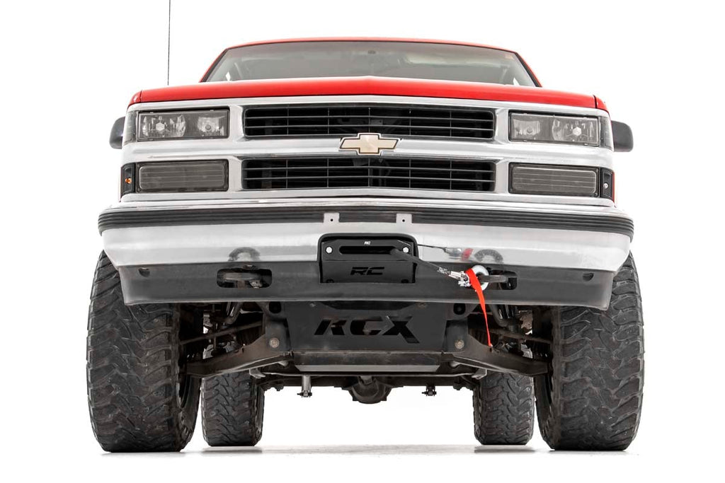 Hidden Winch Mounting Plate | Chevy C1500/K1500 Truck & SUV 4WD (1988-1999) by Rough Country