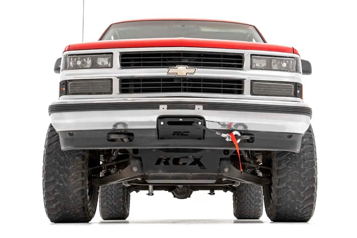 Hidden Winch Mounting Plate | Chevy C1500/K1500 Truck & SUV 4WD (1988-1999) by Rough Country