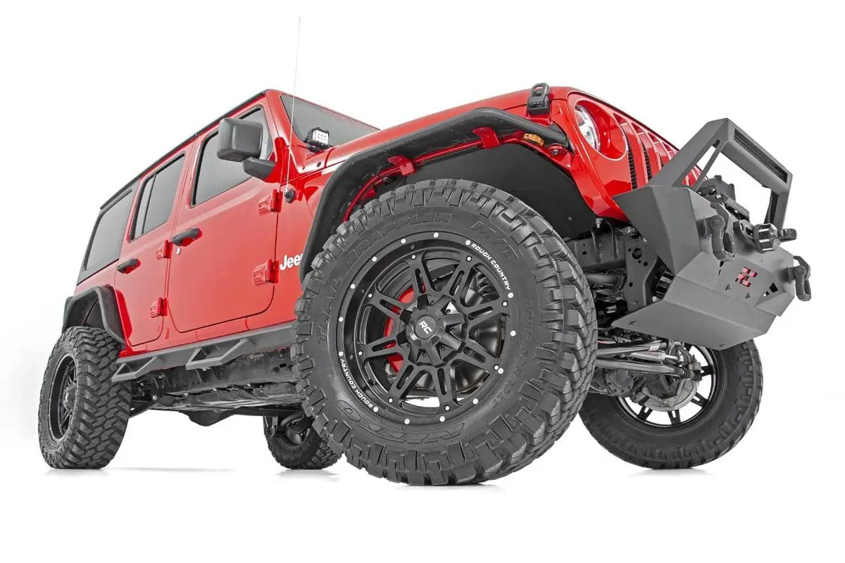 Rough Country 94 Series Wheel | One-Piece | Matte Black | 20x10 | 8x170 | -18mm by Rough Country