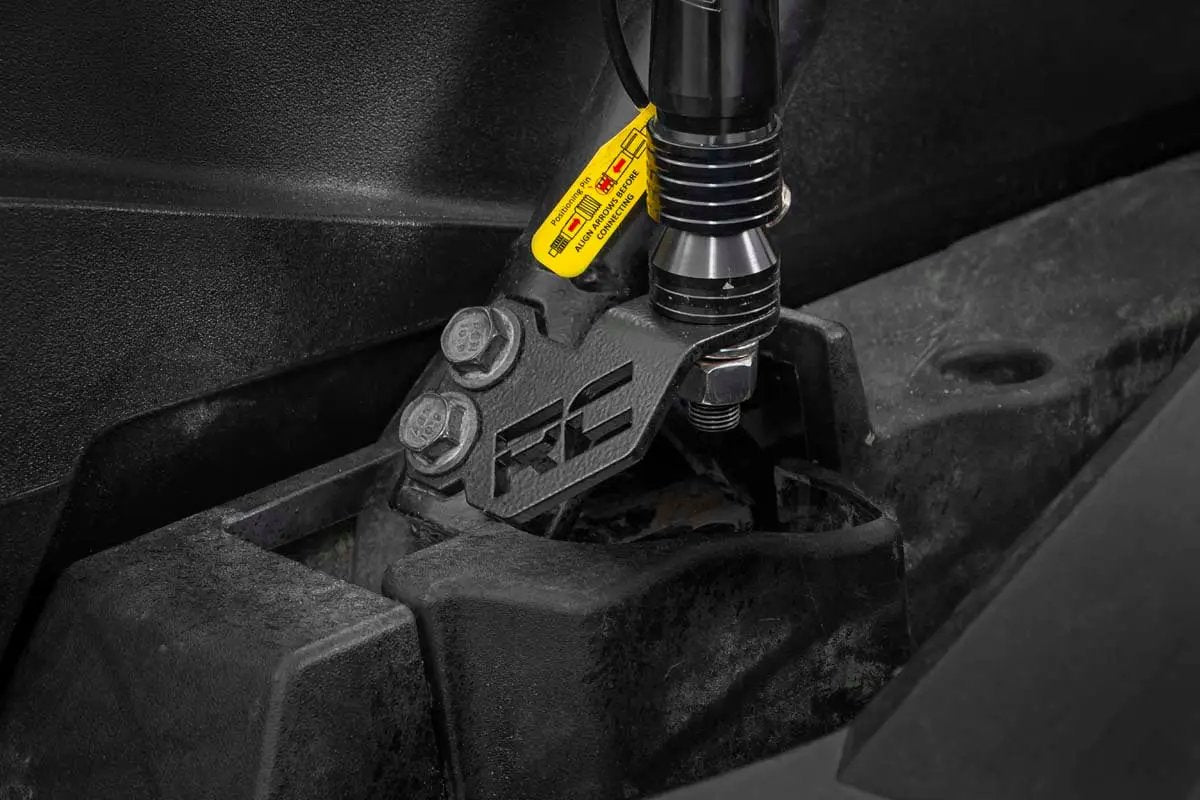 Whip Mount | Cage | 4' Multl-Color LED Whip Pair | Polaris RZR XP 1000 by Rough Country