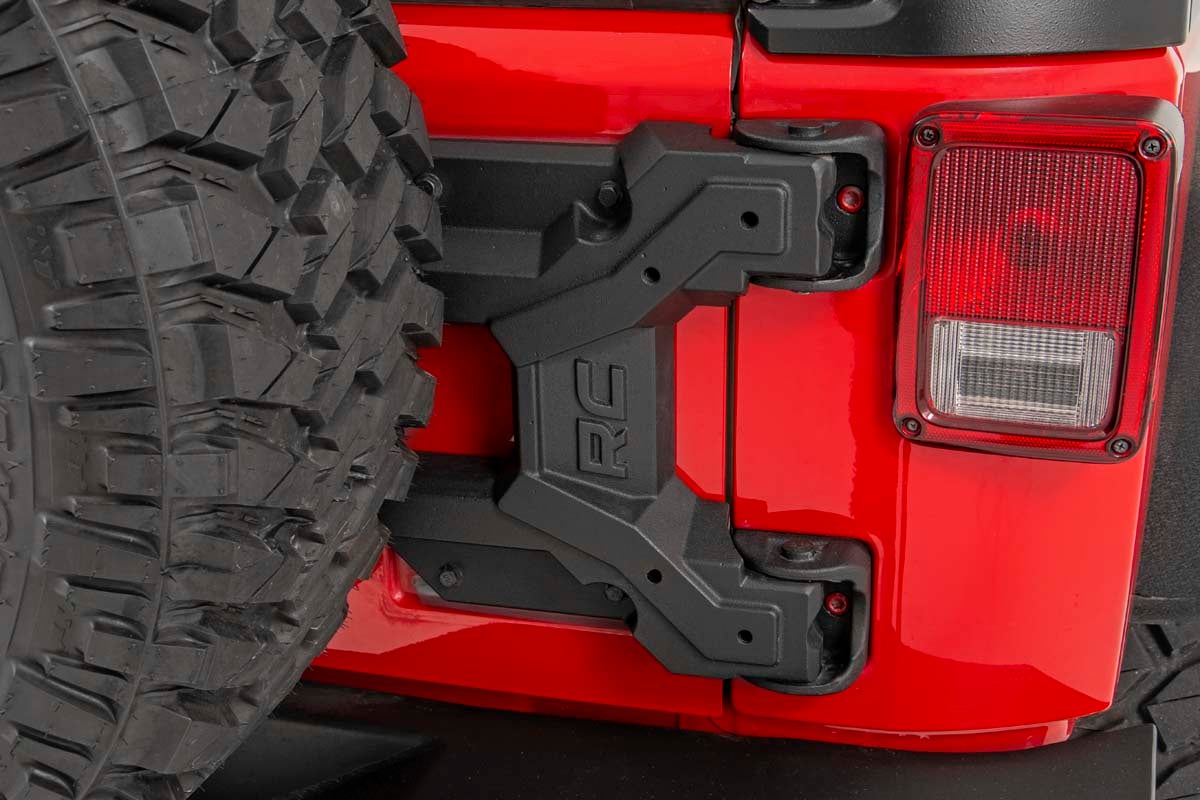 Heavy Duty Tire Carrier | Jeep Wrangler JK/Wrangler Unlimited (2007-2018) by Rough Country