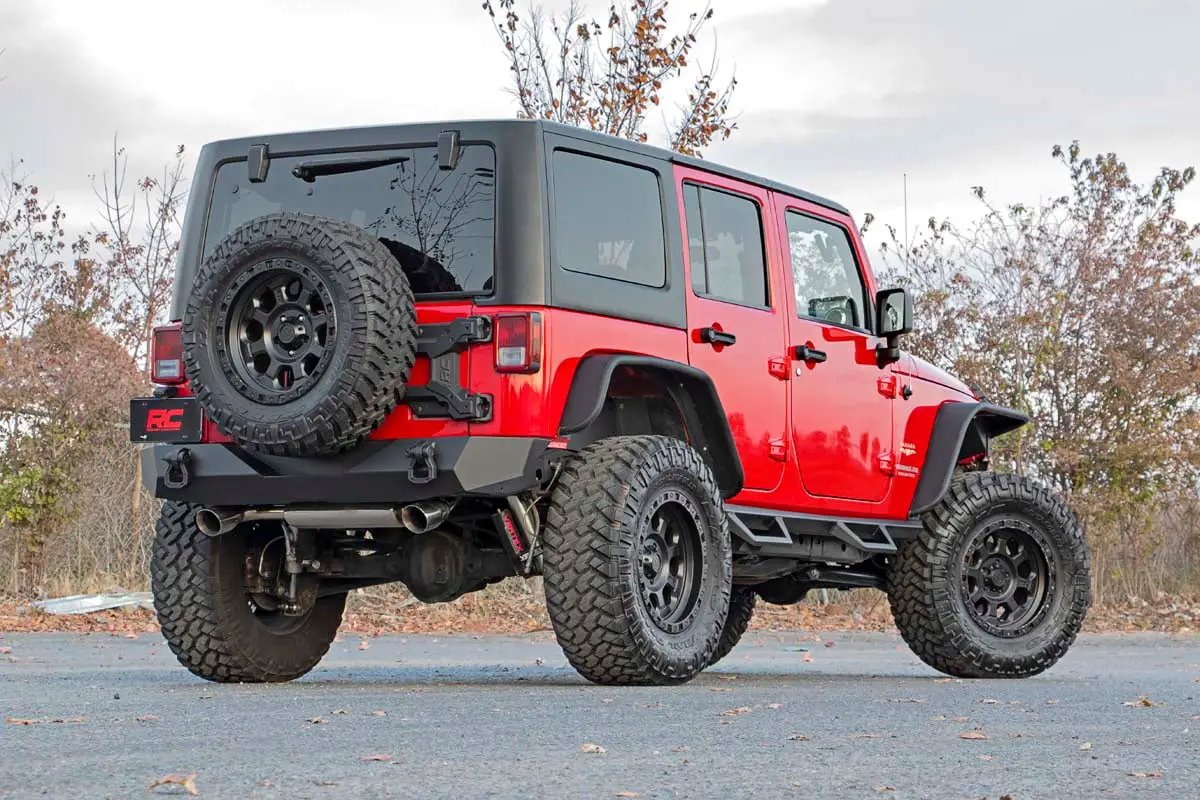 Heavy Duty Tire Carrier | Jeep Wrangler JK/Wrangler Unlimited (2007-2018) by Rough Country