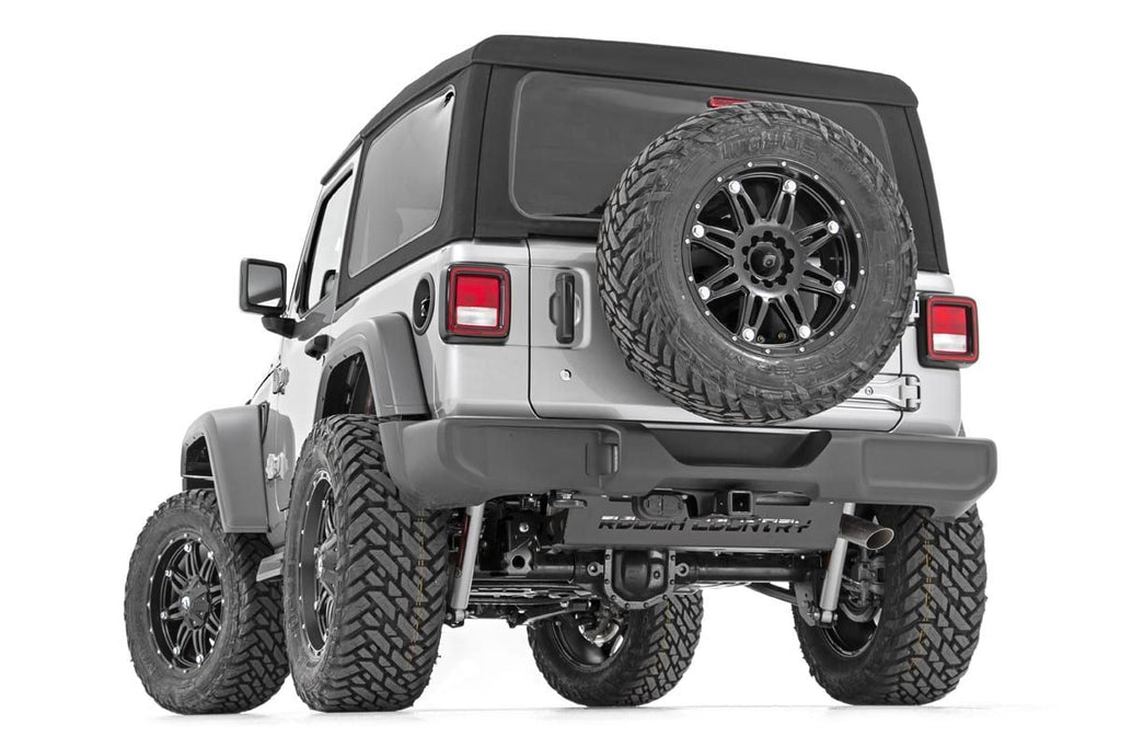 Skid Plate | Muffler | Jeep Wrangler JL/Wrangler Unlimited 4WD (2018-2026) by Rough Country