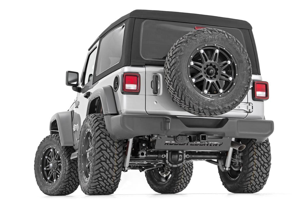 Skid Plate | Muffler | Jeep Wrangler JL/Wrangler Unlimited 4WD (2018-2026) by Rough Country