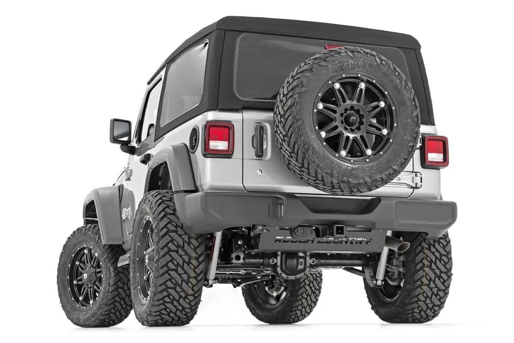 Skid Plate | Muffler | Jeep Wrangler JL/Wrangler Unlimited 4WD (2018-2026) by Rough Country