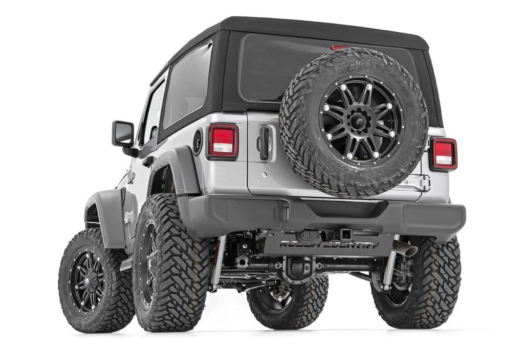 Skid Plate | Muffler | Jeep Wrangler JL/Wrangler Unlimited 4WD (2018-2026) by Rough Country